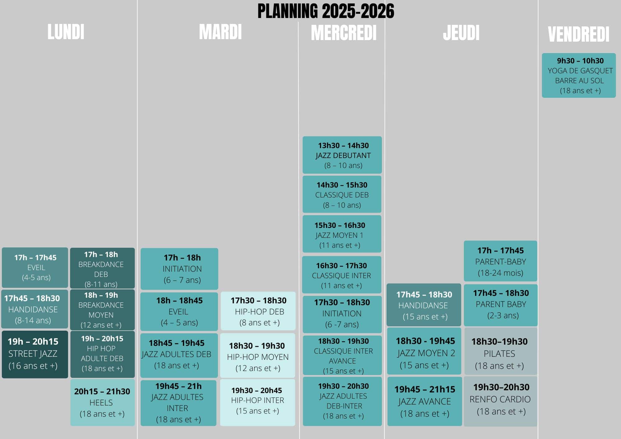 PLANNING 2025 2026