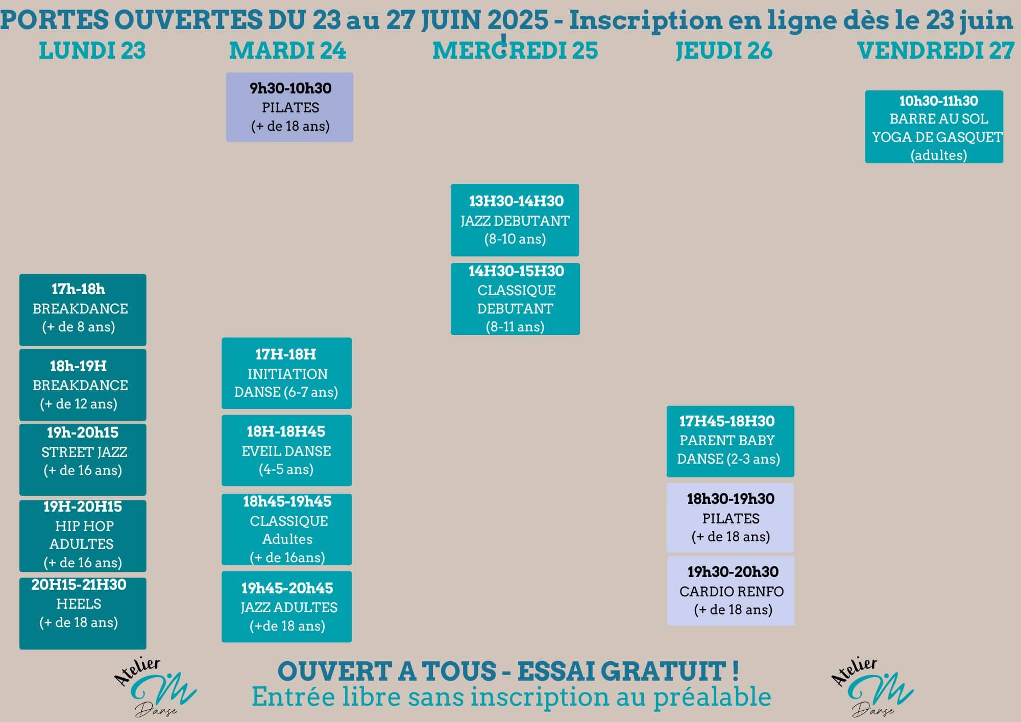 PORTES OUVERTES