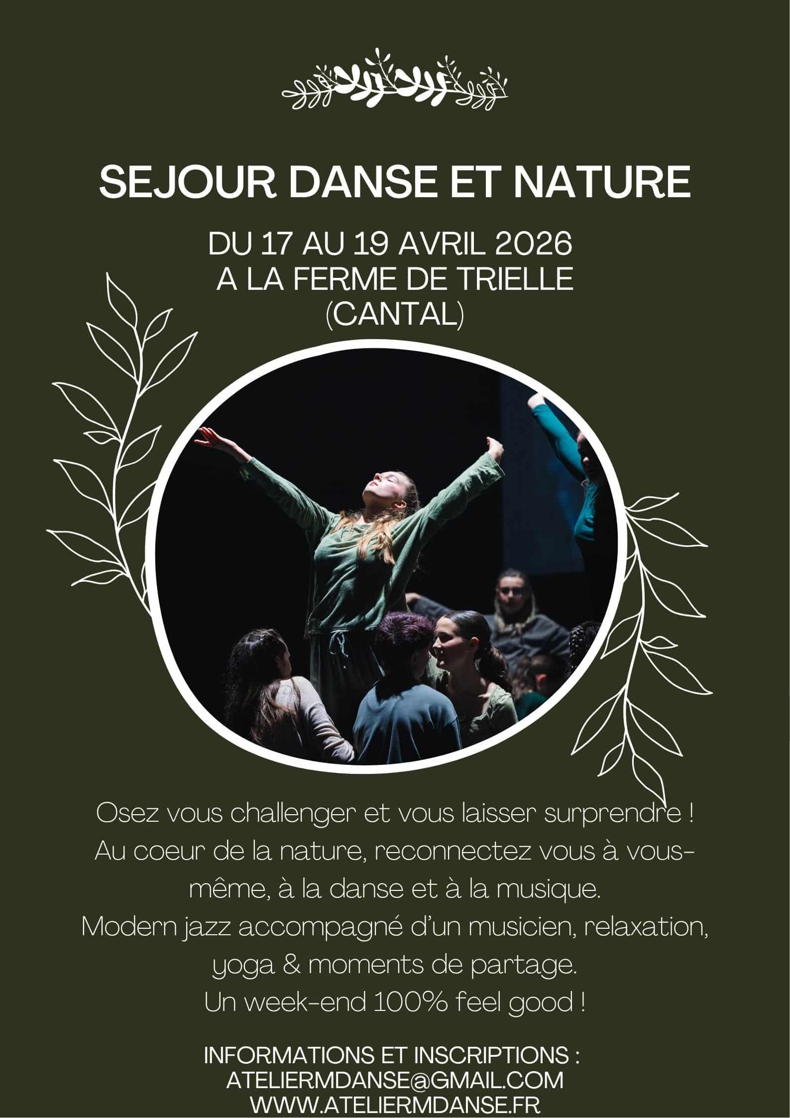 danse stage cantal ferme de trielle